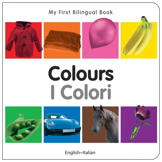 Cover: 9781840595376 | My First Bilingual Book-Colours (English-Italian) | Milet Publishing