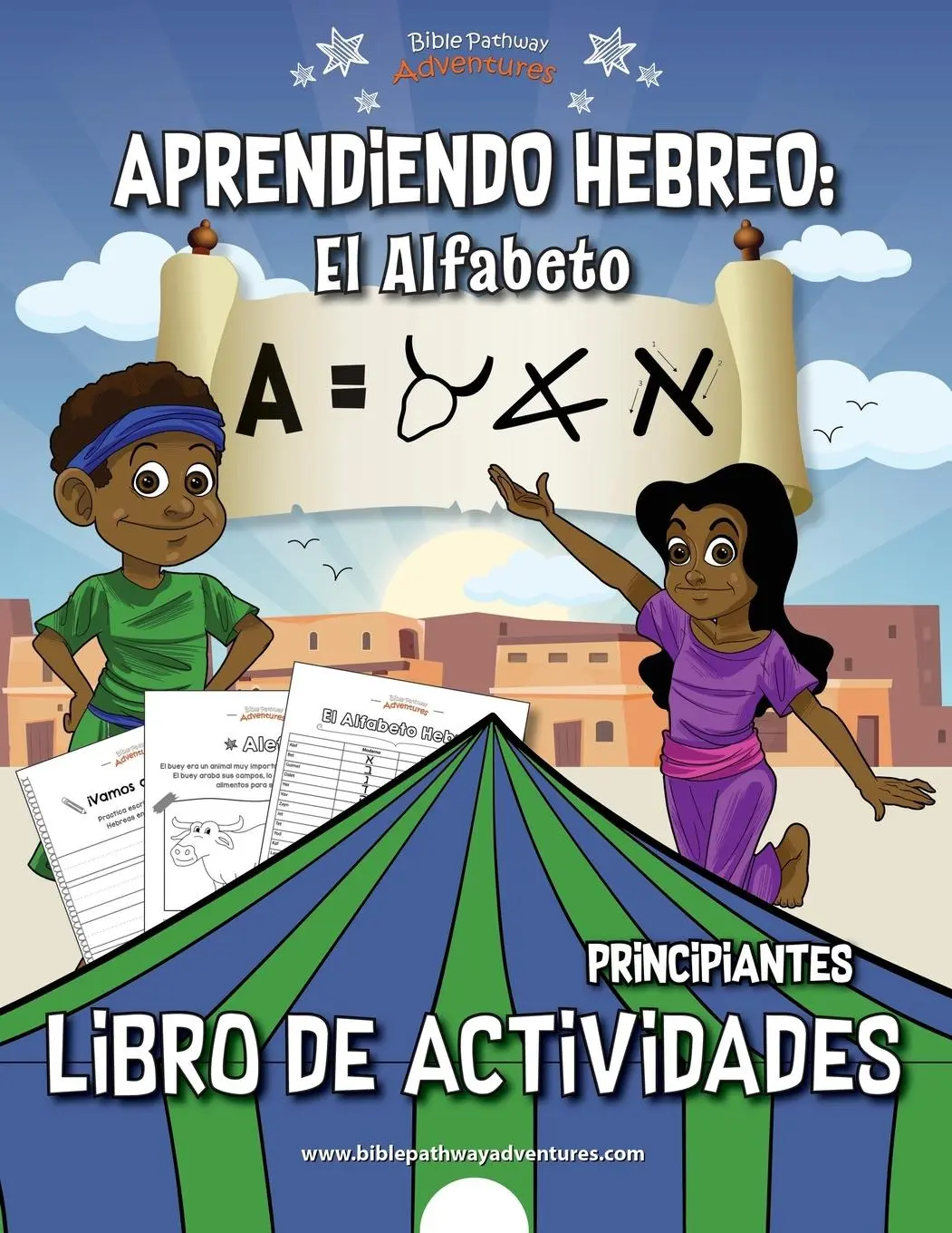 Cover: 9781988585376 | Aprendiendo Hebreo | El Alfabeto Libro de Actividades | Pip Reid