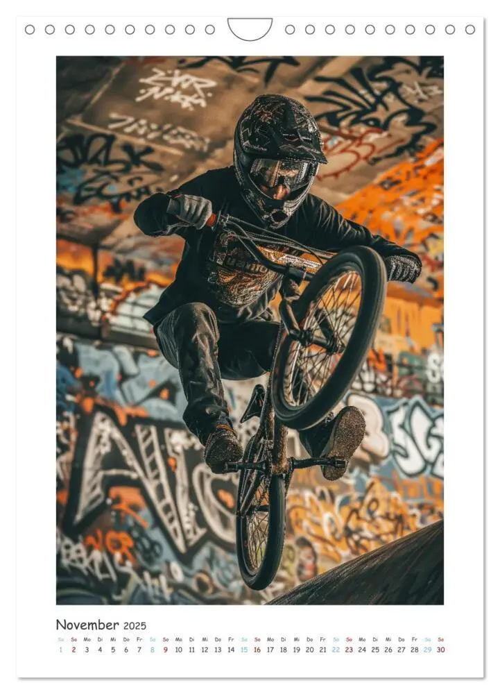 Bild: 9783383775376 | BMX Action (Wandkalender 2025 DIN A4 hoch), CALVENDO Monatskalender