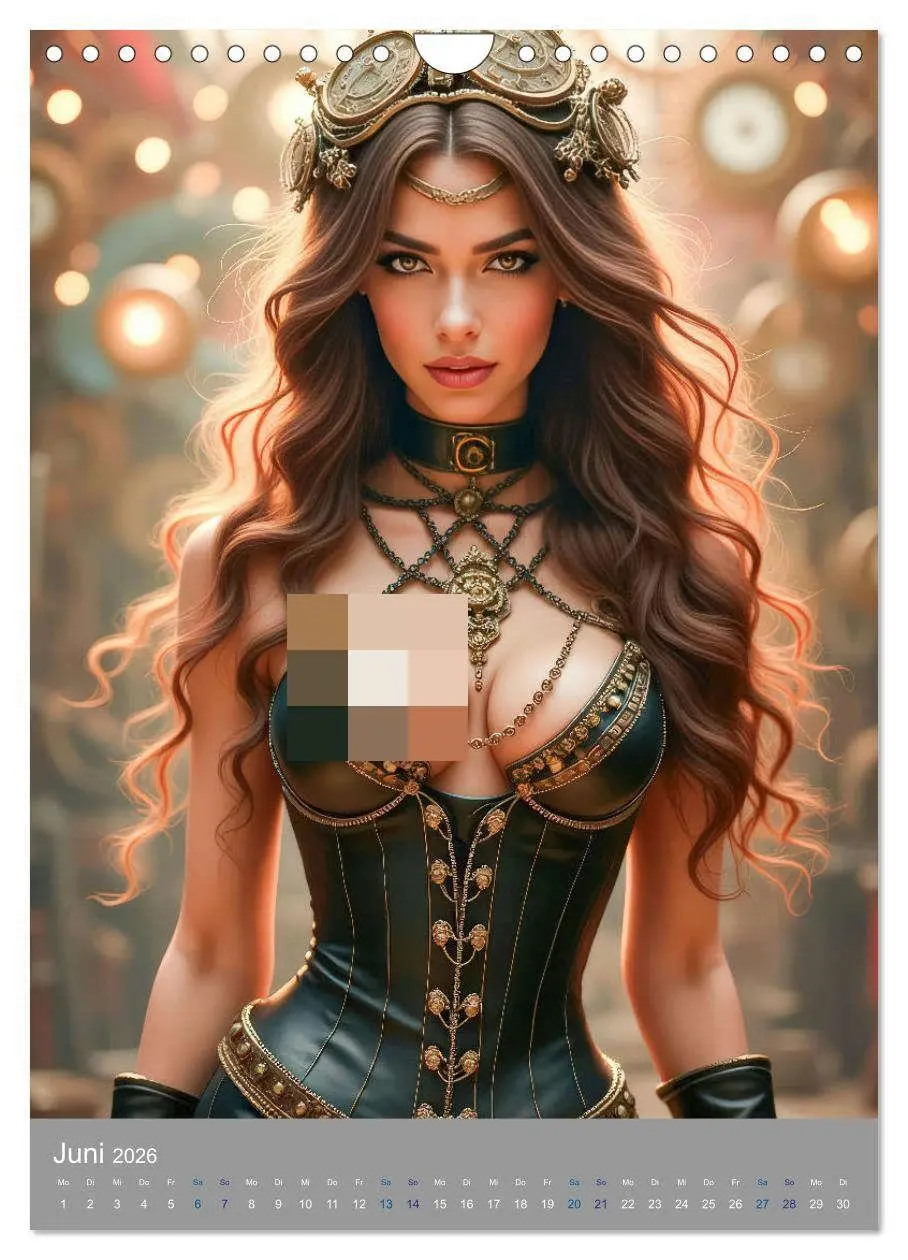 Bild: 9783457265376 | Steampunk Zirkus-Diven (Wandkalender 2026 DIN A4 hoch), CALVENDO...