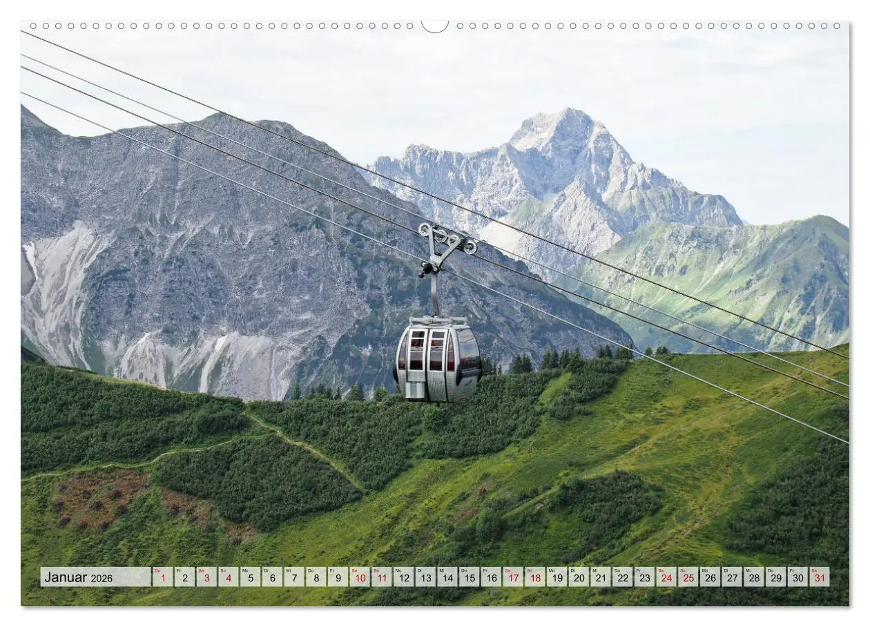Bild: 9783457405376 | Bergbahnen in den Alpen (hochwertiger Premium Wandkalender 2026 DIN...