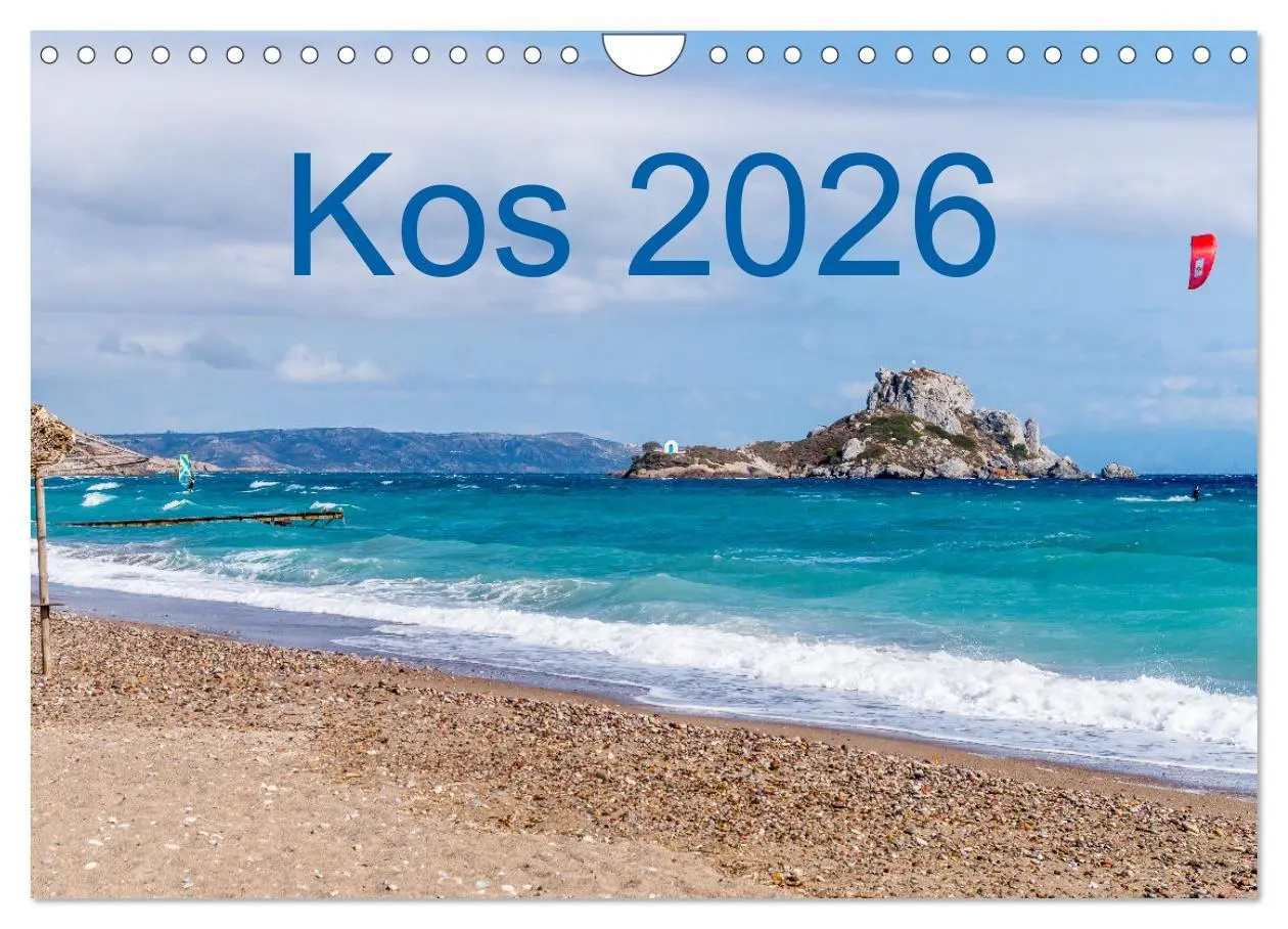 Cover: 9783457645376 | Kos 2026 (Wandkalender 2026 DIN A4 quer), CALVENDO Monatskalender