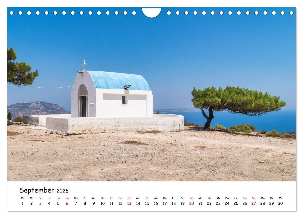 Bild: 9783457645376 | Kos 2026 (Wandkalender 2026 DIN A4 quer), CALVENDO Monatskalender