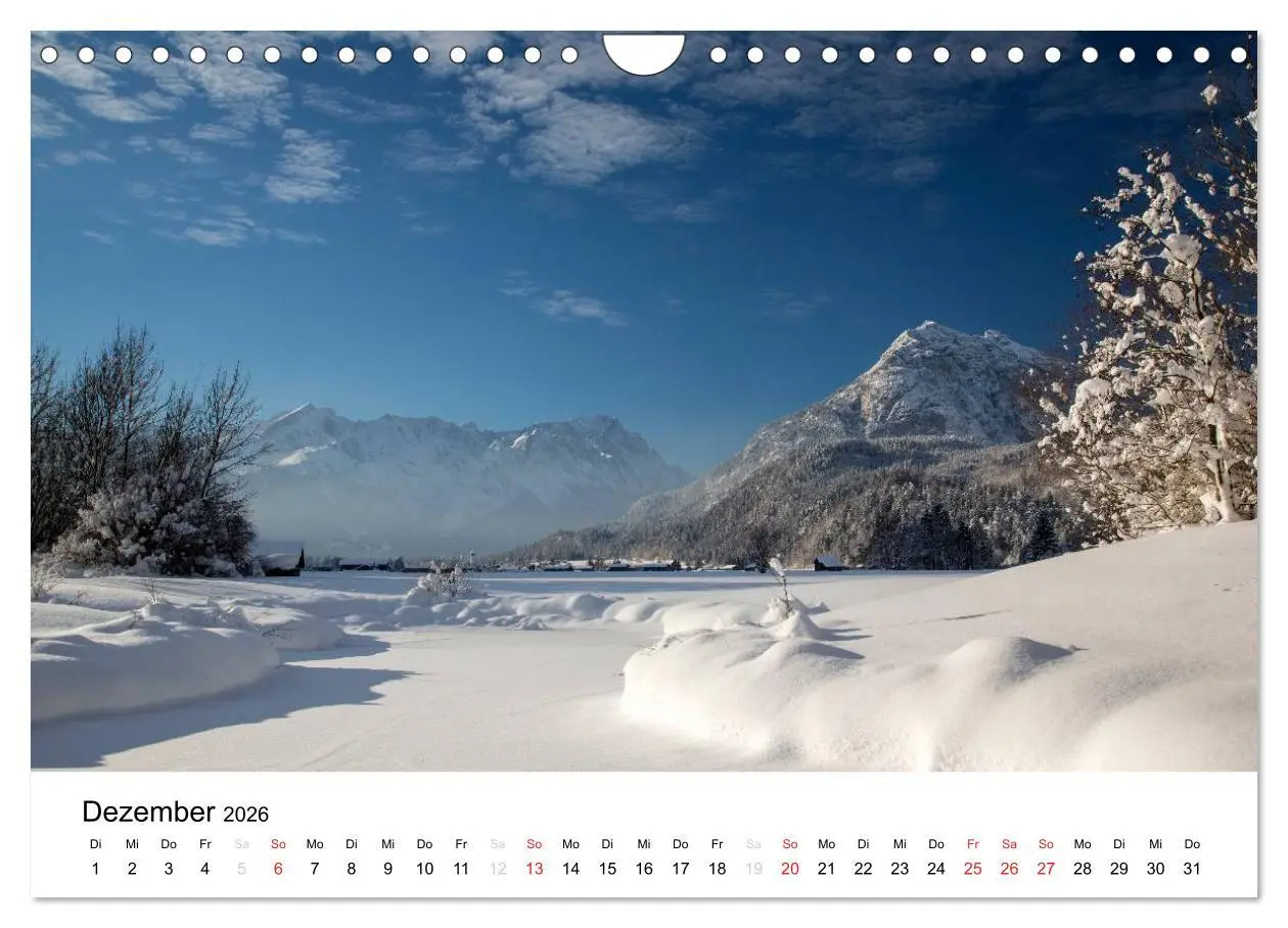 Bild: 9783516045376 | Zugspitz-Impressionen (Wandkalender 2026 DIN A4 quer), CALVENDO...