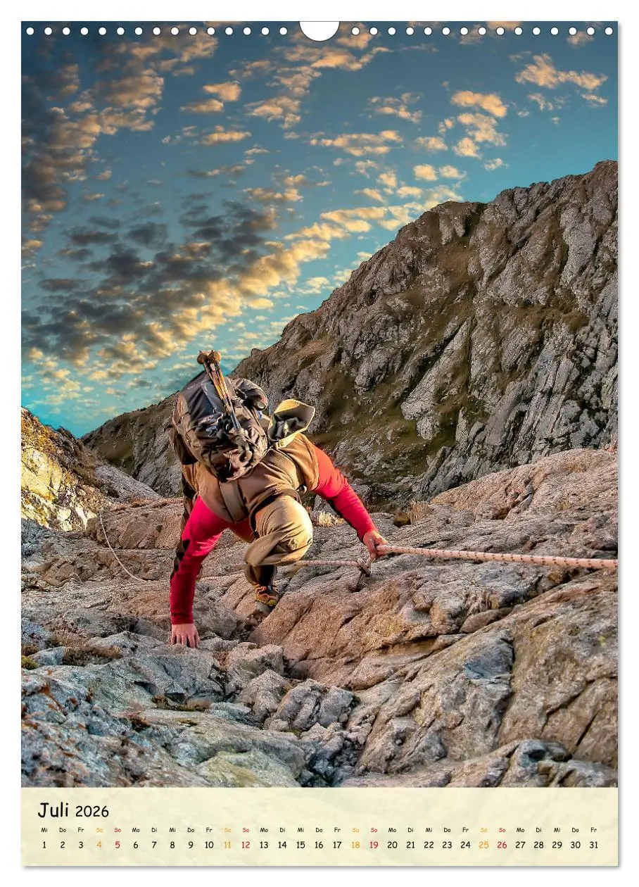 Bild: 9783516355376 | Klettern - Adrenalin pur (Wandkalender 2026 DIN A3 hoch), CALVENDO...