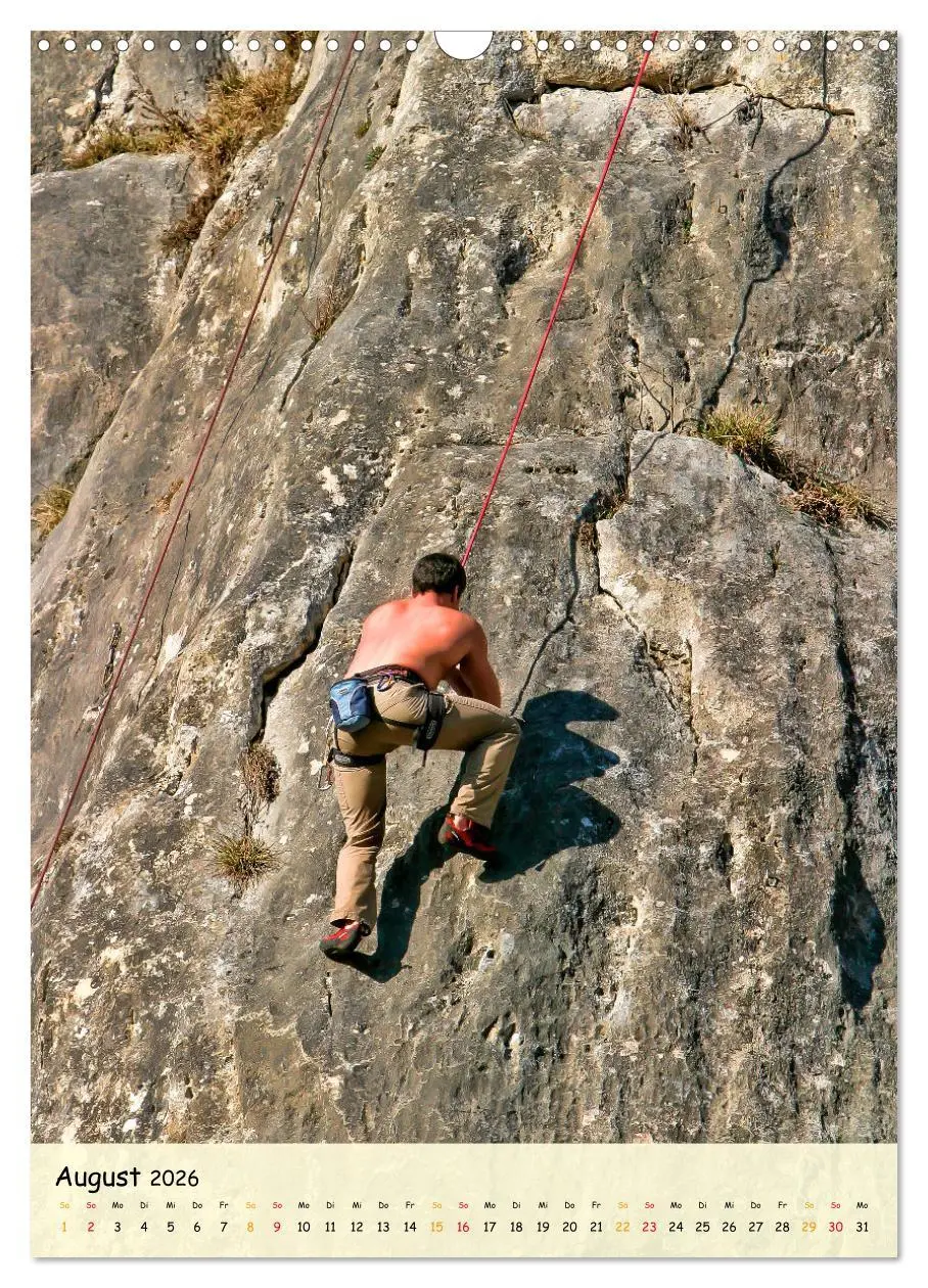 Bild: 9783516355376 | Klettern - Adrenalin pur (Wandkalender 2026 DIN A3 hoch), CALVENDO...