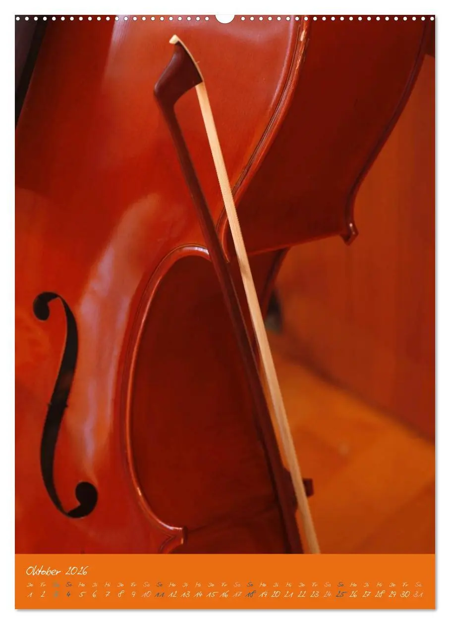Bild: 9783516425376 | Geliebtes Cello (hochwertiger Premium Wandkalender 2026 DIN A2...