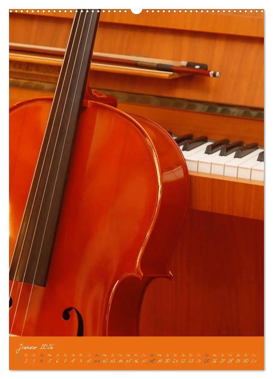Bild: 9783516425376 | Geliebtes Cello (hochwertiger Premium Wandkalender 2026 DIN A2...
