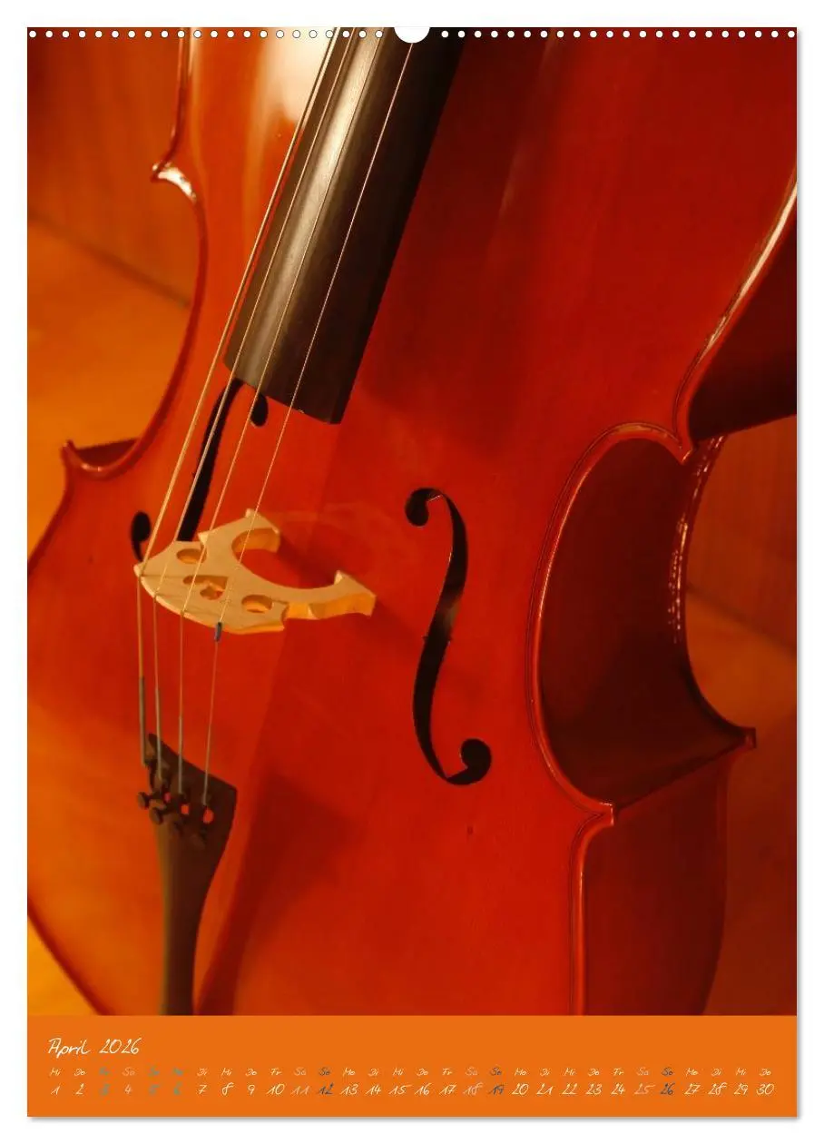 Bild: 9783516425376 | Geliebtes Cello (hochwertiger Premium Wandkalender 2026 DIN A2...