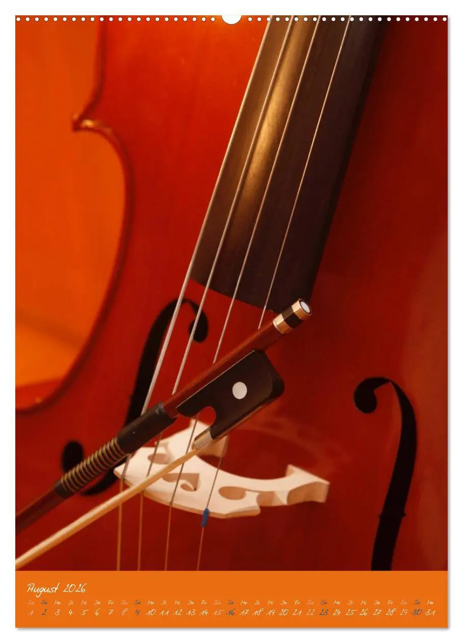 Bild: 9783516425376 | Geliebtes Cello (hochwertiger Premium Wandkalender 2026 DIN A2...