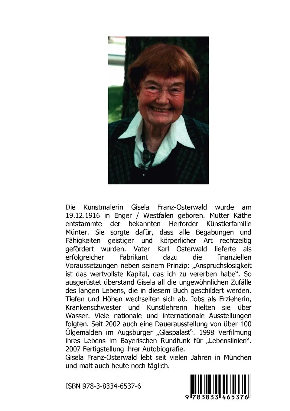 Rückseite: 9783833465376 | Lass eine goldene Spur zurück | Gisela Franz-Osterwald | Taschenbuch