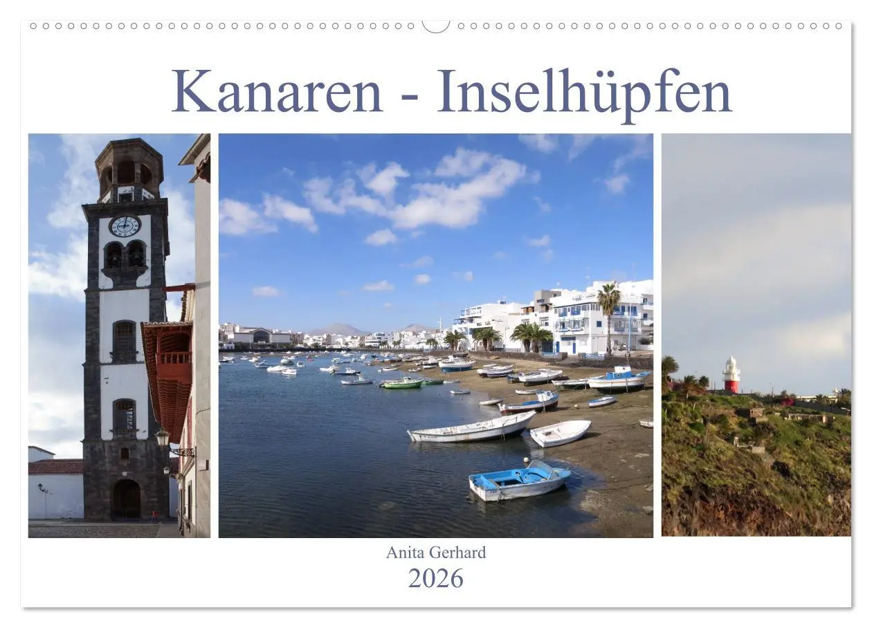 Cover: 9783457875476 | Kanaren - Inselhüpfen (Wandkalender 2026 DIN A2 quer), CALVENDO...