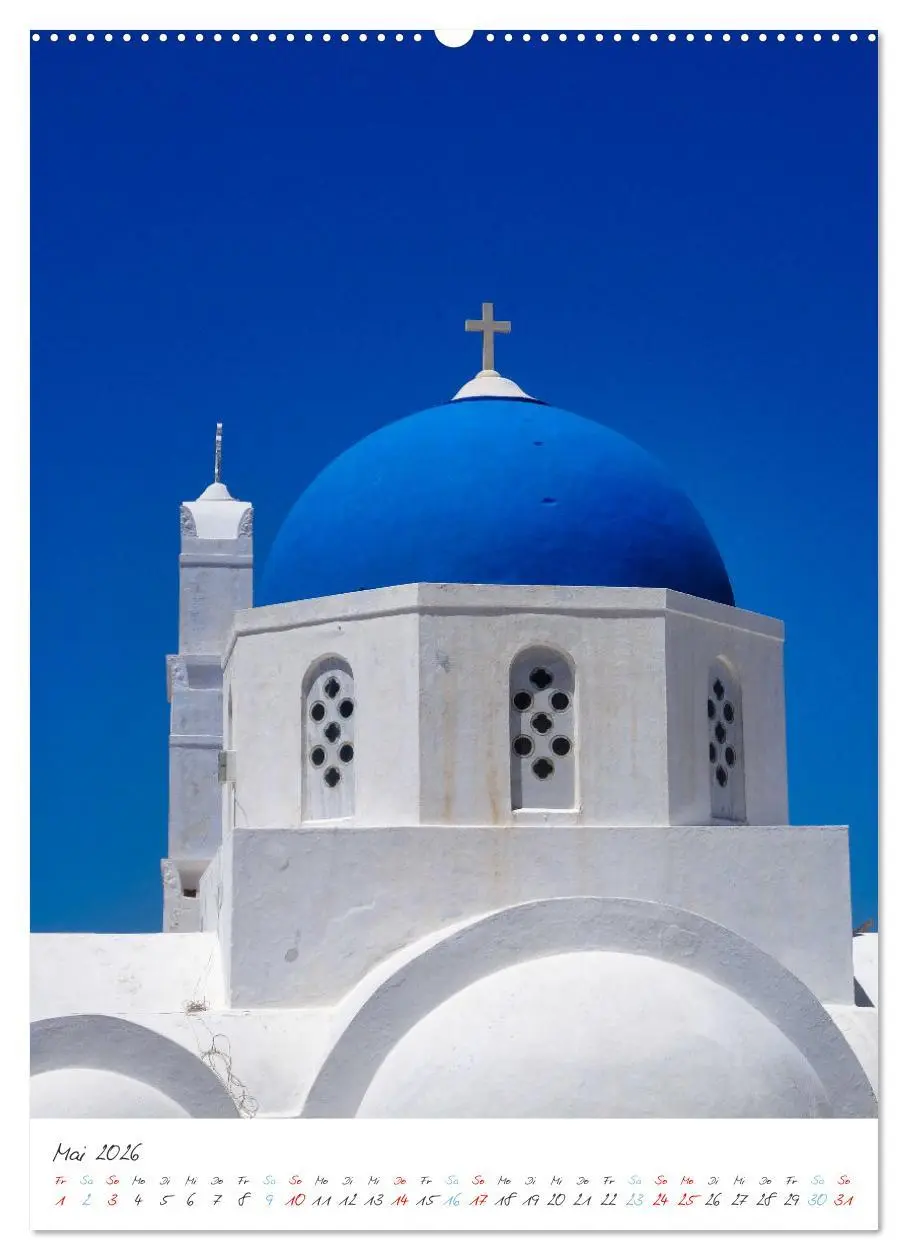 Bild: 9783516345476 | Santorini im Focus (hochwertiger Premium Wandkalender 2026 DIN A2...