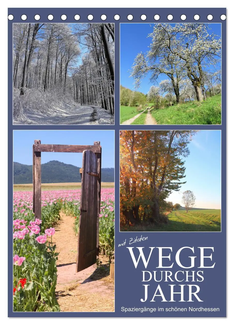 Cover: 9783516415476 | Wege durchs Jahr - Spaziergänge im schönen Nordhessen...