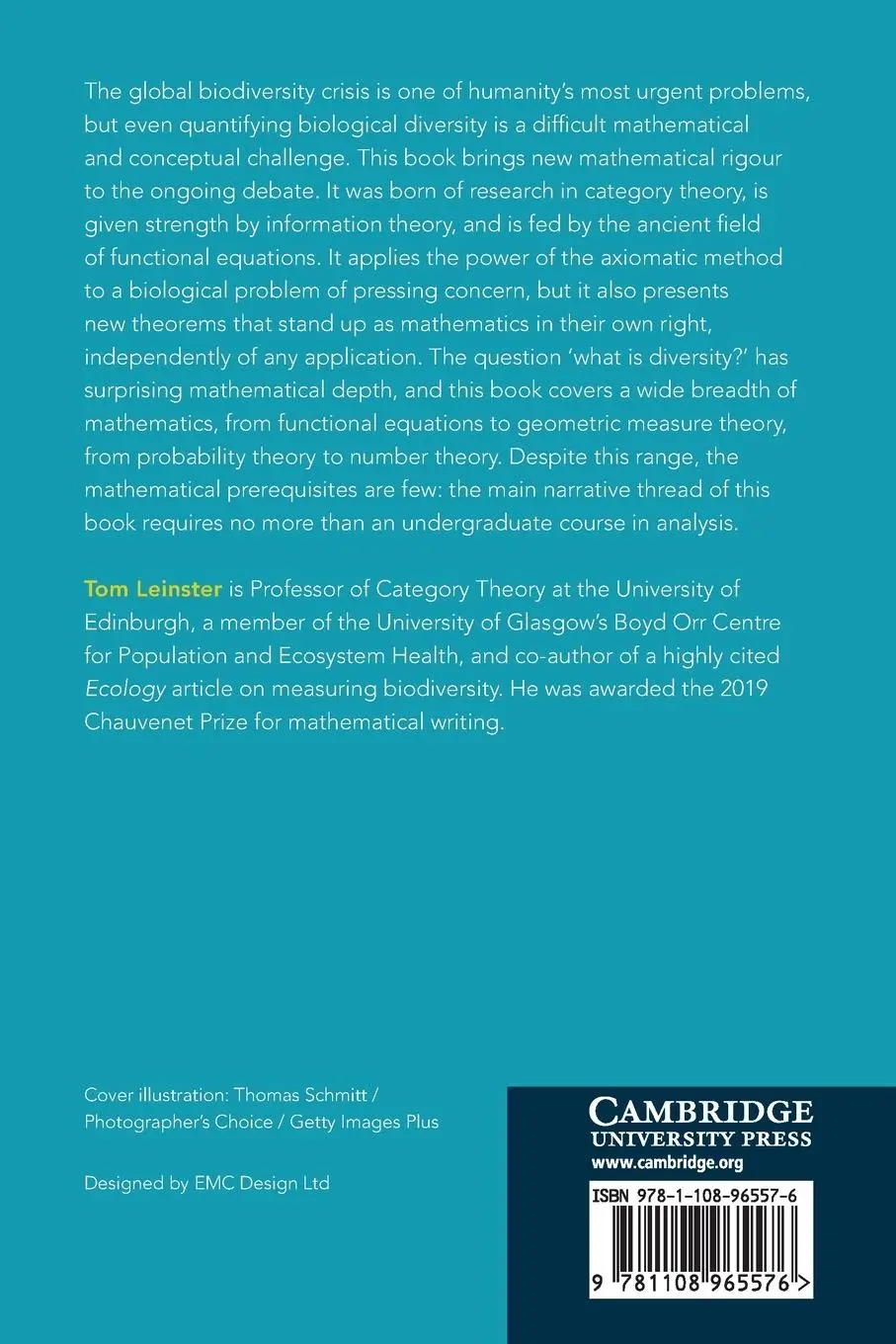 Rückseite: 9781108965576 | Entropy and Diversity | Tom Leinster | Taschenbuch | Paperback | 2021