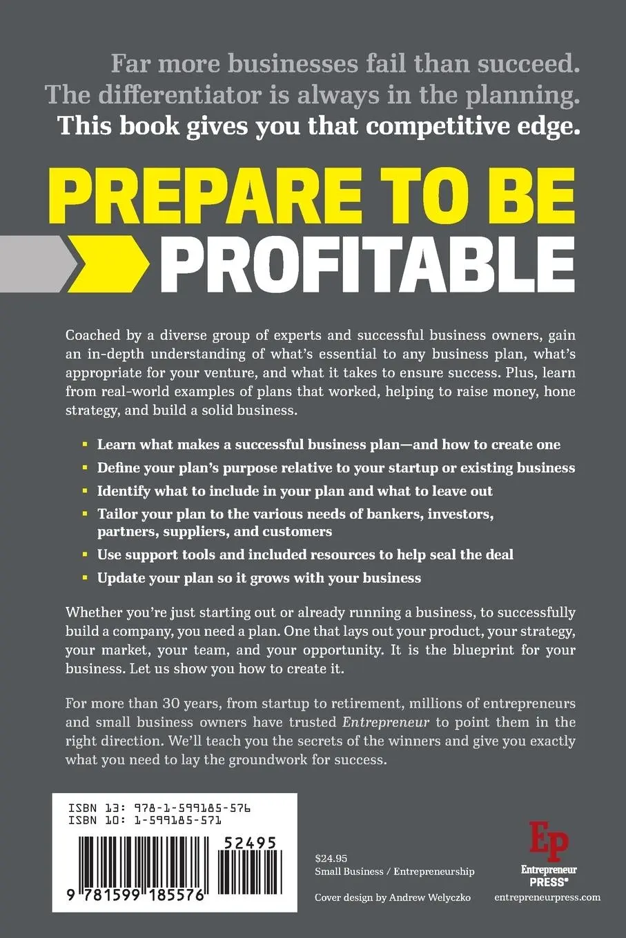 Rückseite: 9781599185576 | Write Your Business Plan | The Staff of Entrepreneur Media | Buch