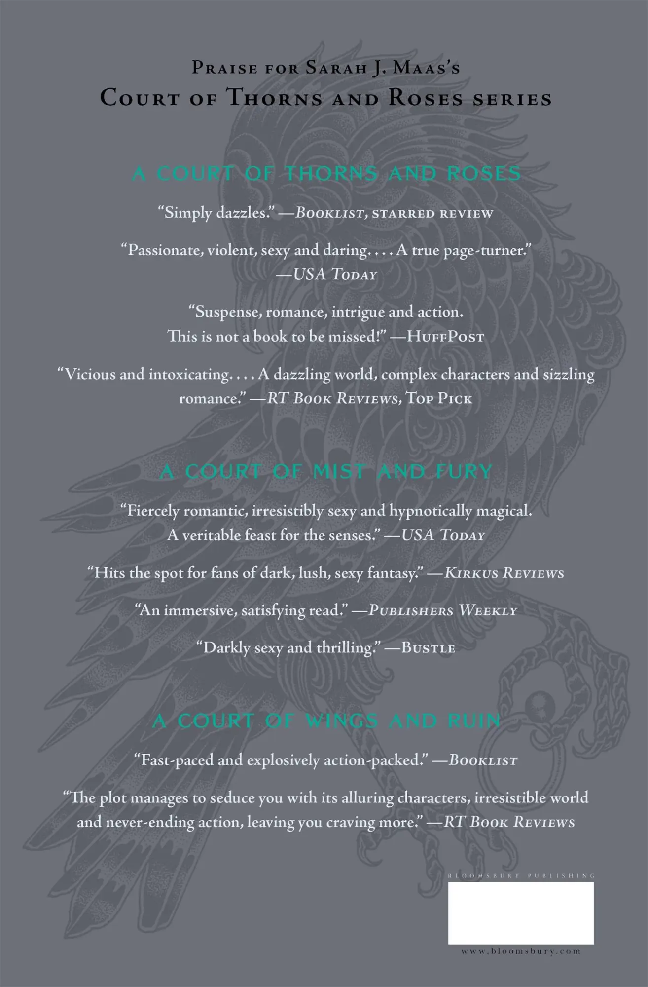 Rückseite: 9781635575576 | A Court of Mist and Fury | Sarah J. Maas | Buch | With dust jacket