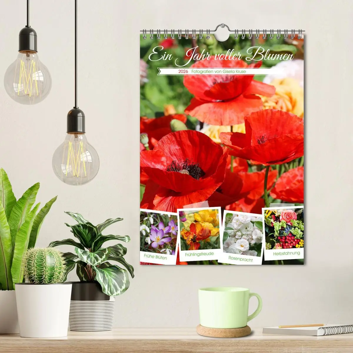 Bild: 9783516265576 | Ein Jahr voller Blumen (Wandkalender 2026 DIN A4 hoch), CALVENDO...