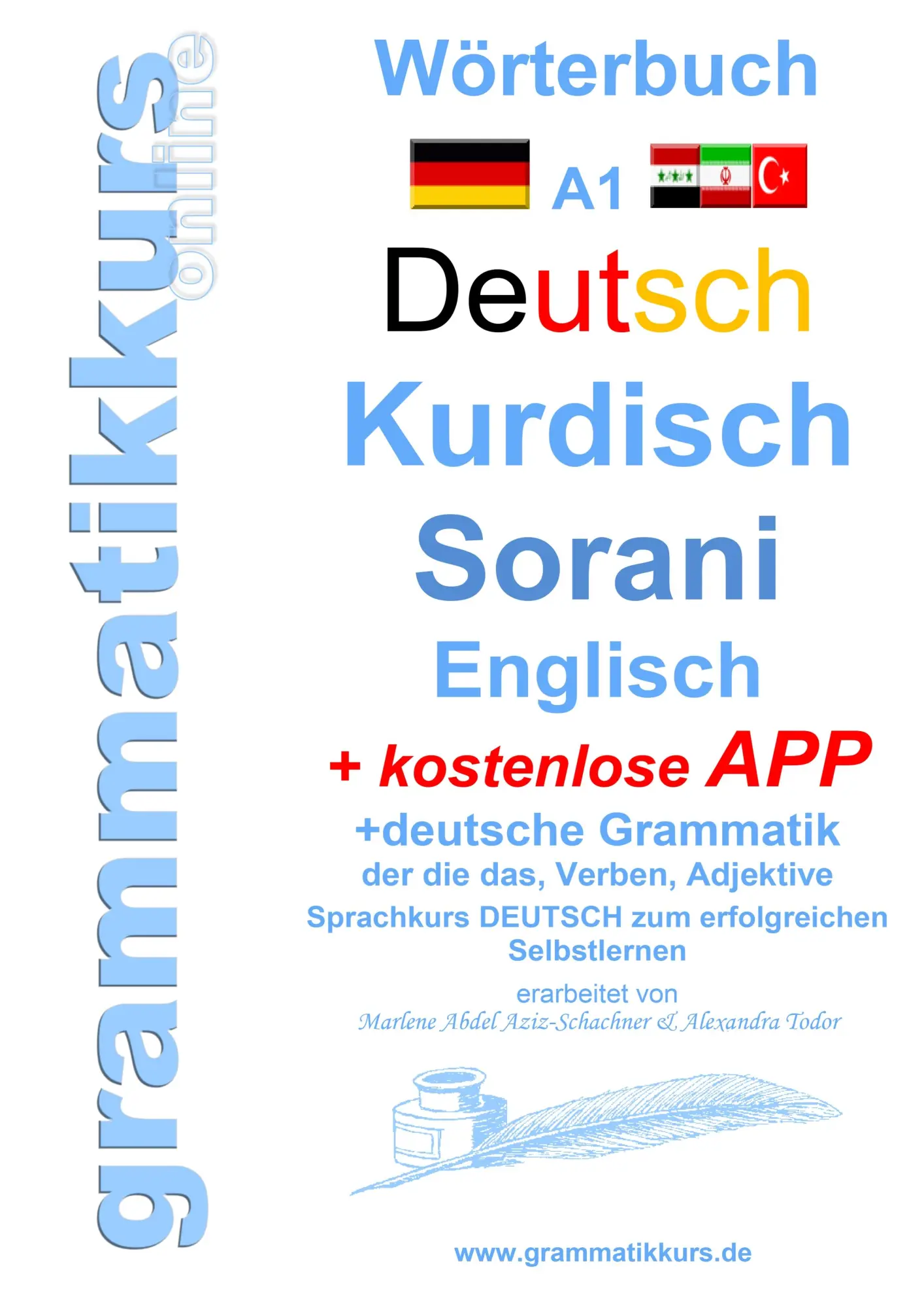 Cover: 9783738645576 | Wörterbuch Deutsch Kurdisch Sorani Niveau A1 | Marlene Schachner