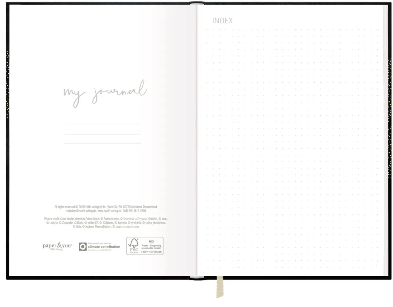 Bild: 4029357115676 | paper&amp;you Journal dotted A5 | Kalender | Deutsch | Häfft
