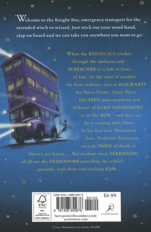 Rückseite: 9781408855676 | Harry Potter and the Prisoner of Azkaban | J. K. Rowling | Taschenbuch