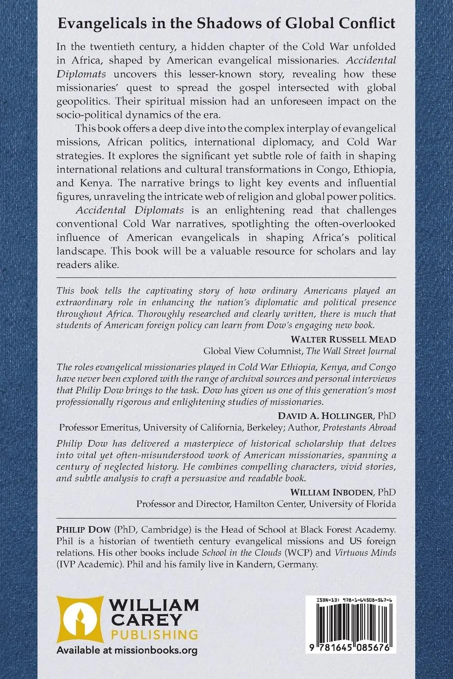 Rückseite: 9781645085676 | Accidental Diplomats | Phil Dow | Taschenbuch | Englisch | 2024