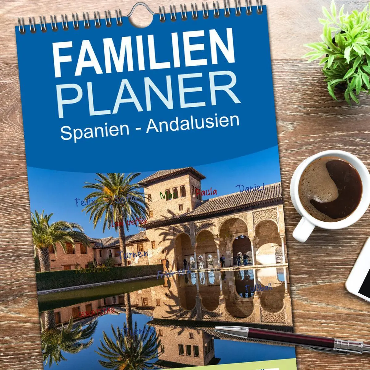 Bild: 9783516495676 | Familienplaner 2026 - Spanien - Andalusien mit 5 Spalten...