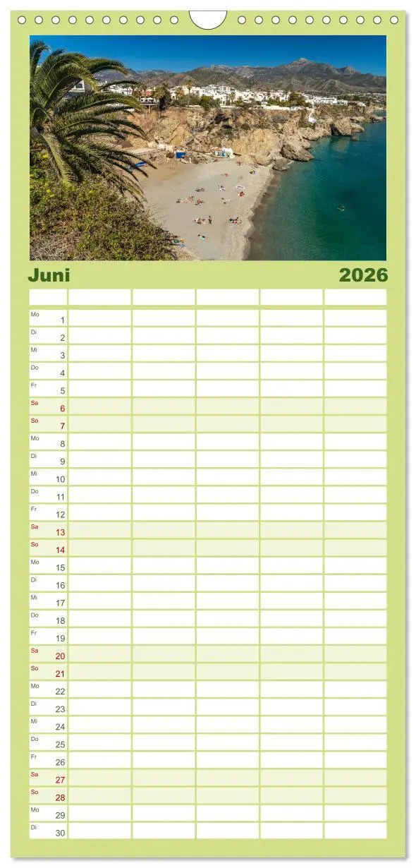 Bild: 9783516495676 | Familienplaner 2026 - Spanien - Andalusien mit 5 Spalten...