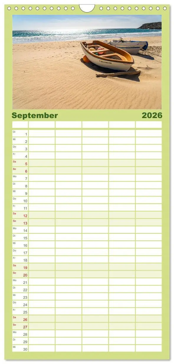 Bild: 9783516495676 | Familienplaner 2026 - Spanien - Andalusien mit 5 Spalten...