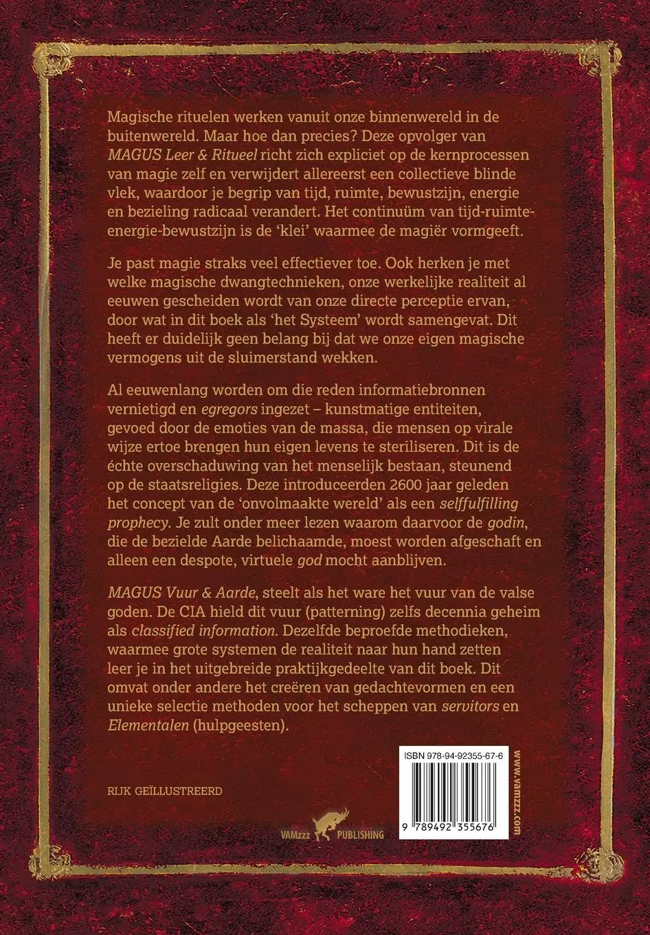 Rückseite: 9789492355676 | MAGUS Vuur en Aarde | Benjamin Adamah | Taschenbuch | Niederländisch
