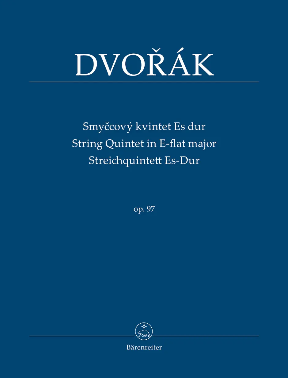 Cover: 9790260105676 | String Quintet In E-Flat, Op.97 | Antonin Leopold Dvorak | 2013