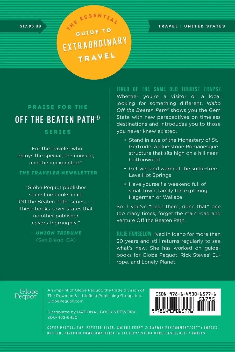 Rückseite: 9781493065776 | Idaho Off the Beaten Path® | Discover Your Fun | Julie Fanselow | Buch