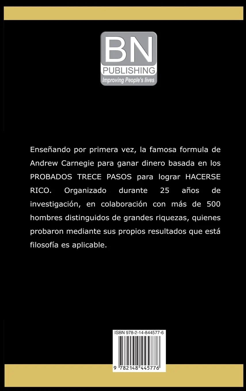 Rückseite: 9782148445776 | Piense y hagase rico | Napoleon Hill | Buch | Spanisch | 2020