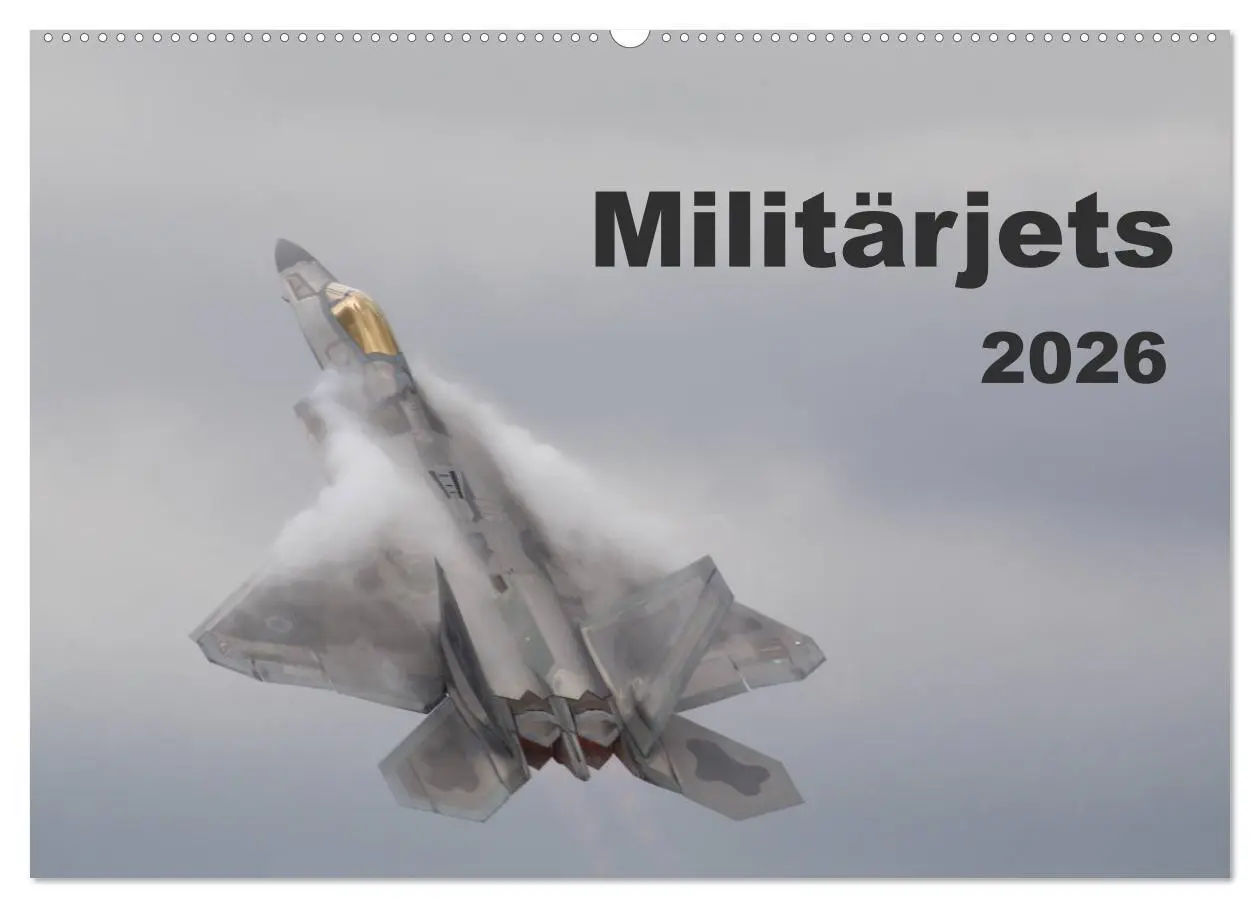 Cover: 9783457845776 | Militärjets (Wandkalender 2026 DIN A2 quer), CALVENDO Monatskalender