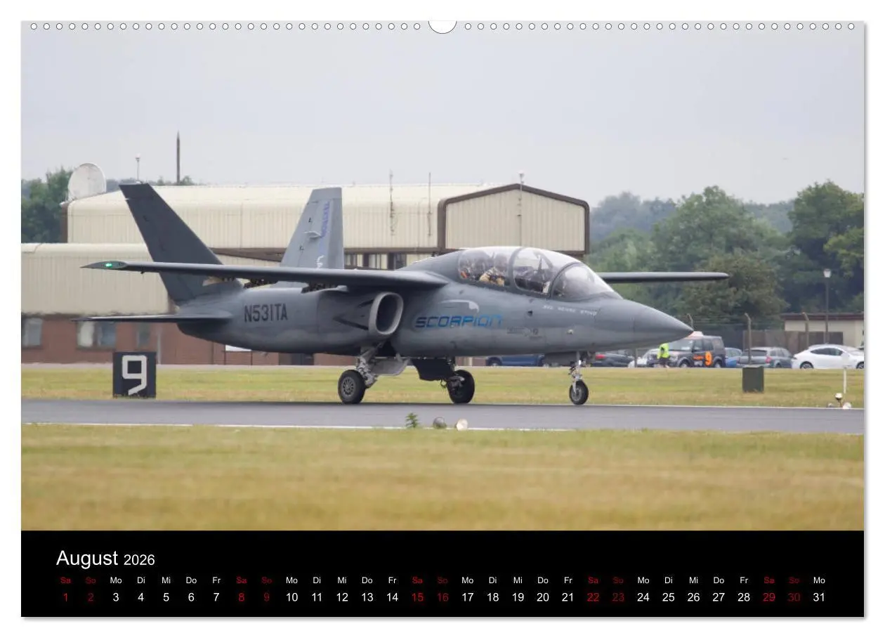 Bild: 9783457845776 | Militärjets (Wandkalender 2026 DIN A2 quer), CALVENDO Monatskalender