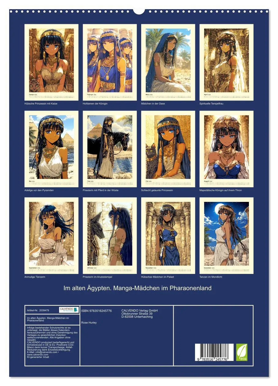 Bild: 9783516245776 | Im alten Ägypten. Manga-Mädchen im Pharaonenland (hochwertiger...