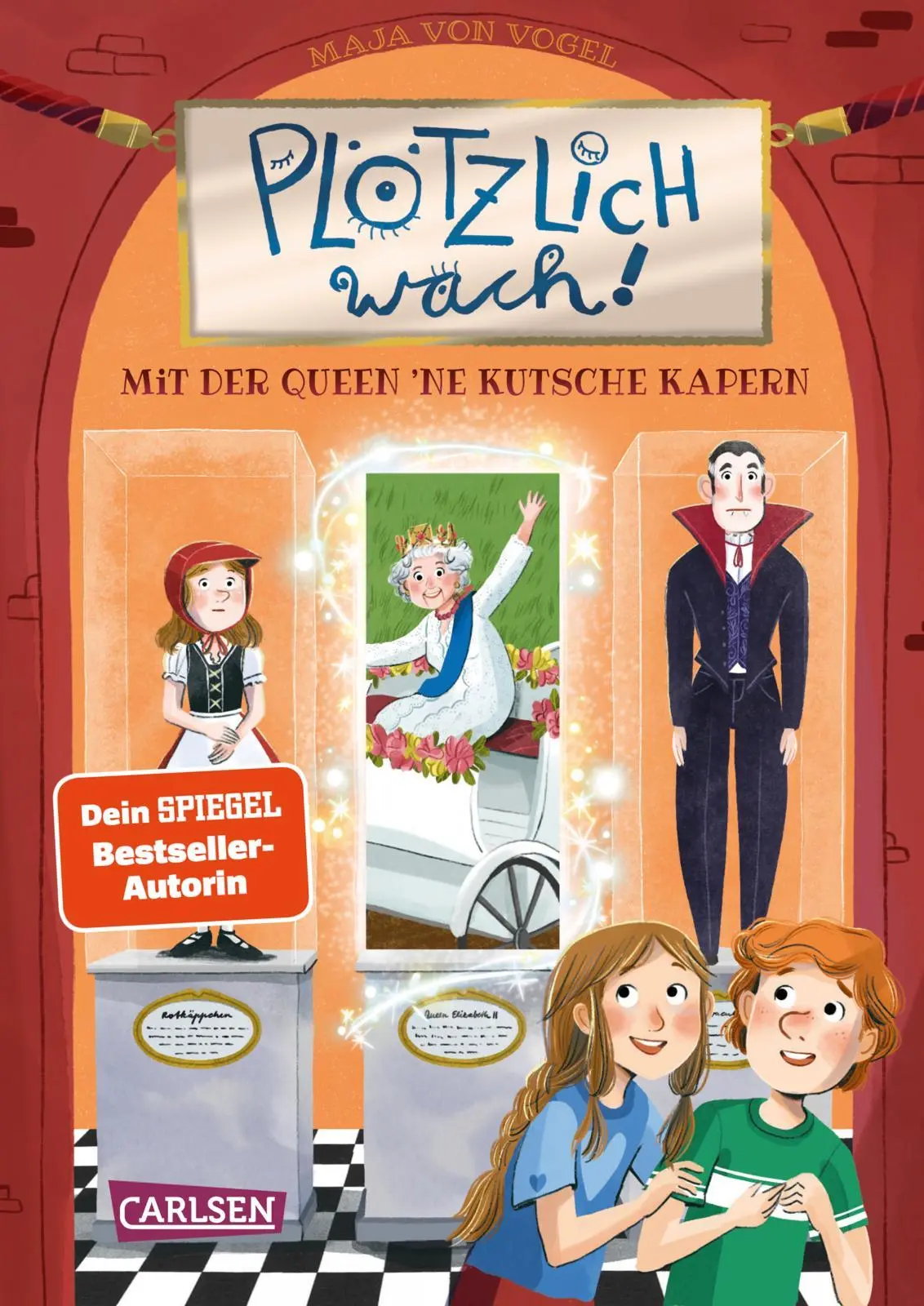 Cover: 9783551655776 | Plötzlich wach! 1: Mit der Queen ne Kutsche kapern | Maja von Vogel