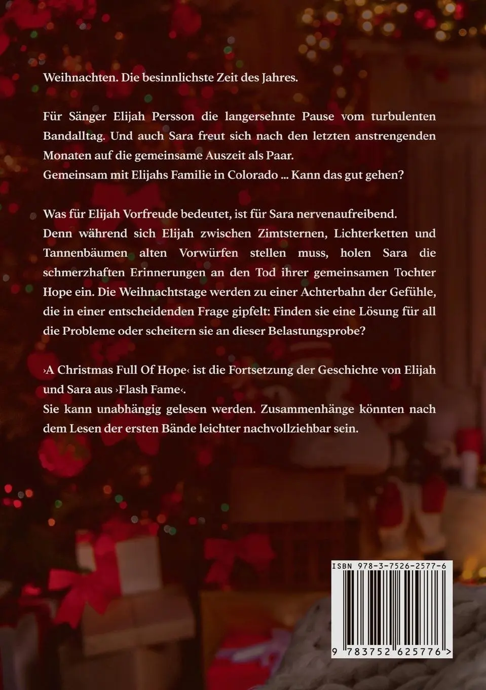 Rückseite: 9783752625776 | A Christmas Full Of Hope | Flash Fame III | Sophie M. Seller | Buch