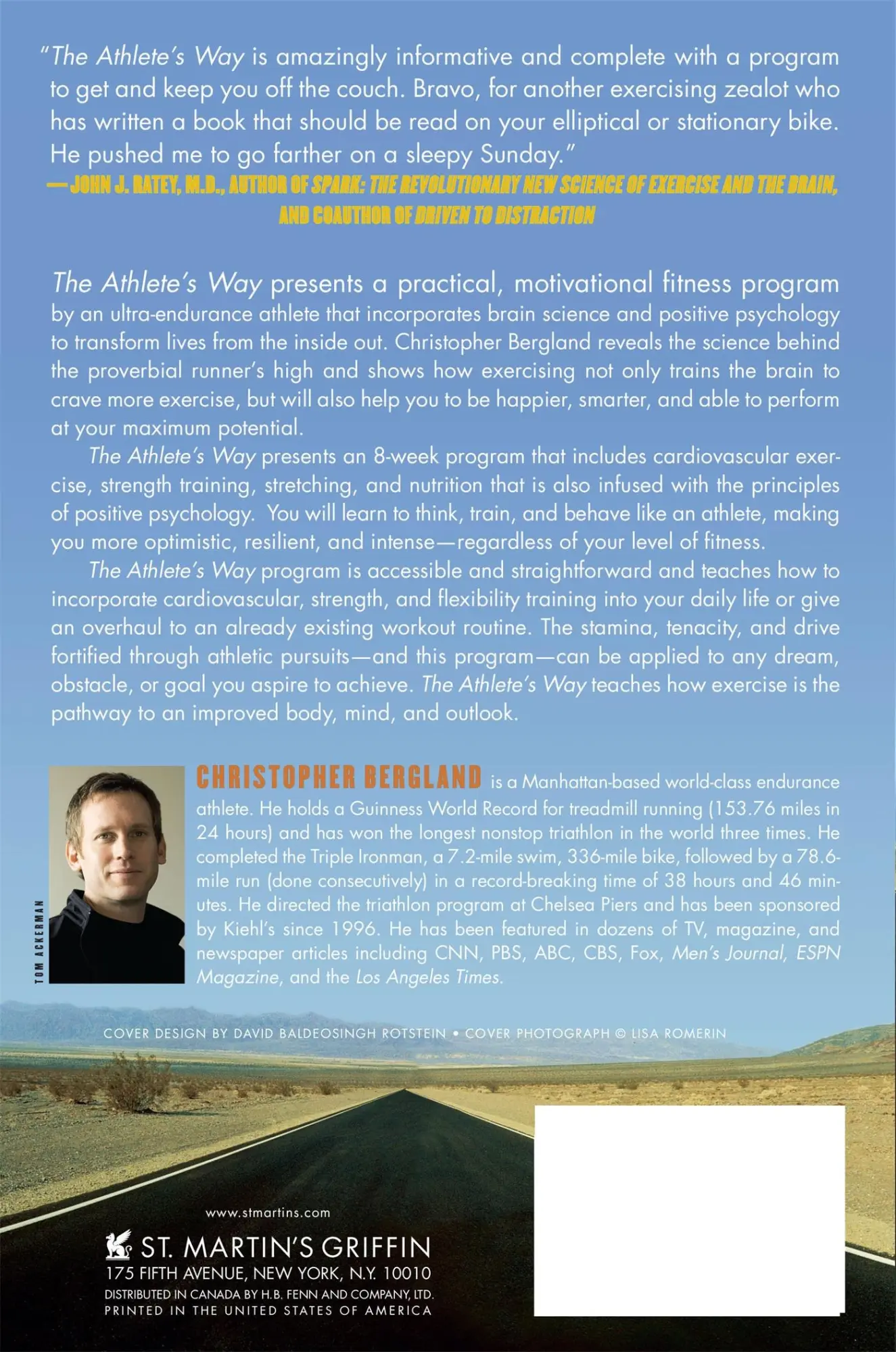 Rückseite: 9780312355876 | The Athlete's Way | Christopher Bergland | Taschenbuch | Englisch