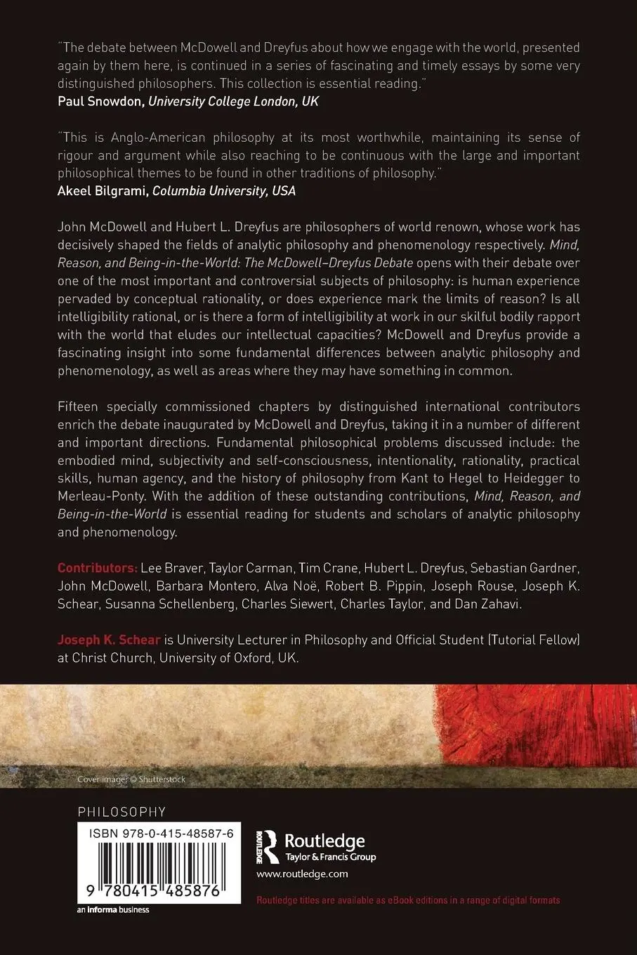 Rückseite: 9780415485876 | Mind, Reason, and Being-in-the-World | The McDowell-Dreyfus Debate