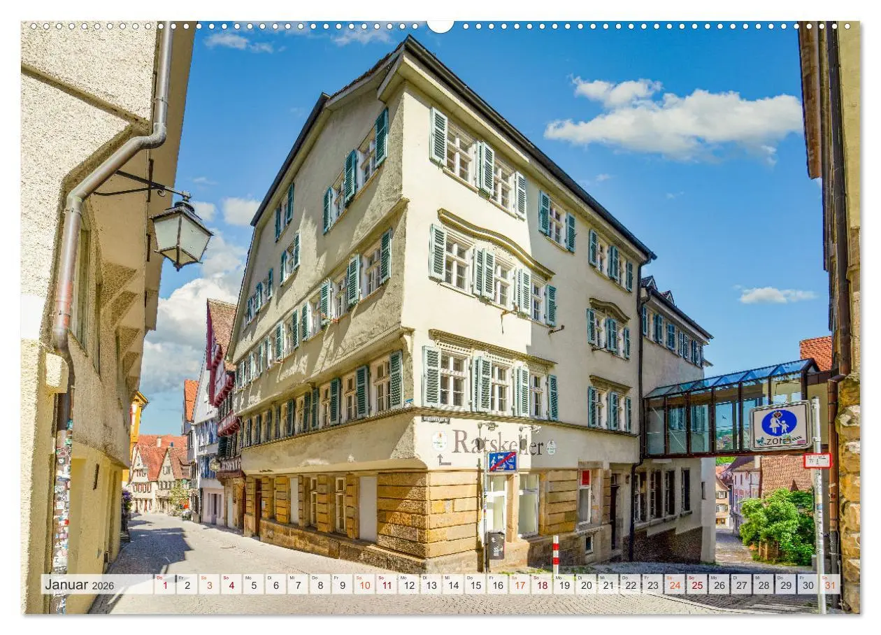 Bild: 9783457455876 | Tübingen Stadtansichten (hochwertiger Premium Wandkalender 2026 DIN...