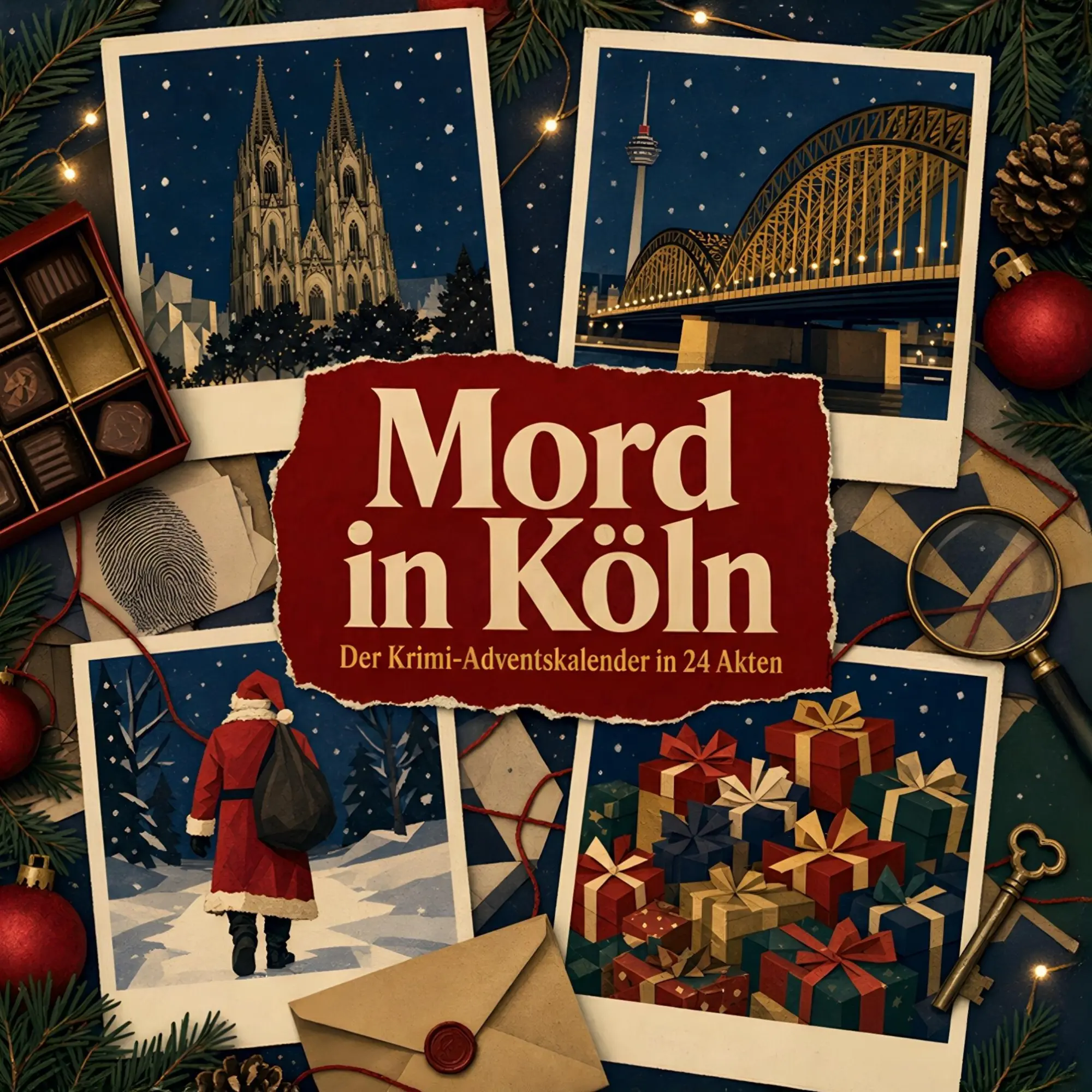 Cover: 9783696115876 | Mord in Köln | Der Krimi-Adventskalender in 24 Akten | Ava Möller