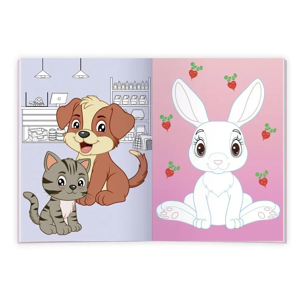 Bild: 9783988025876 | TRÖTSCH - Stickermalbuch Diamantenzauber Tierfreunde | KG | Broschüre