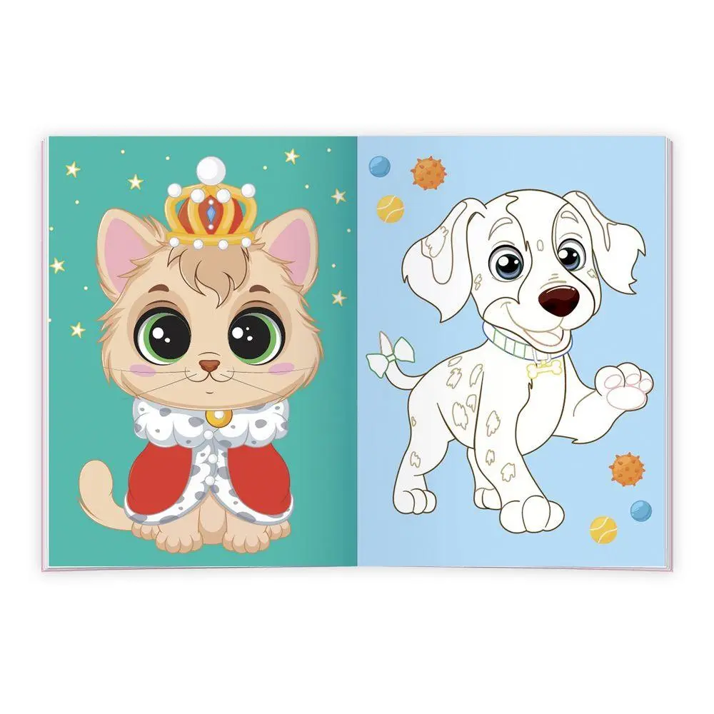 Bild: 9783988025876 | TRÖTSCH - Stickermalbuch Diamantenzauber Tierfreunde | KG | Broschüre