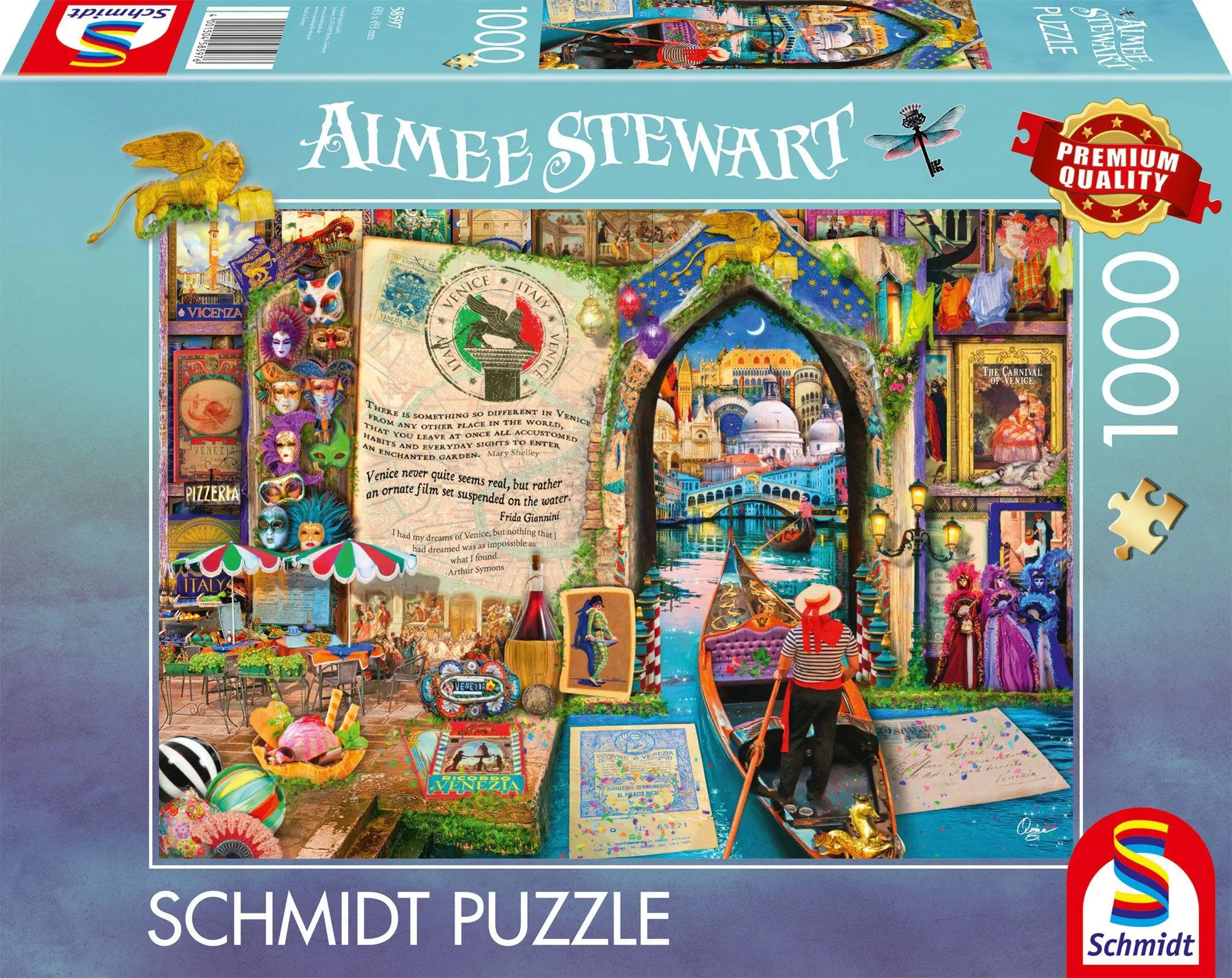 Cover: 4001504585976 | SOUVENIR, Erinnerungen an Venedig | Puzzle Aimee Steward 1000 Teile