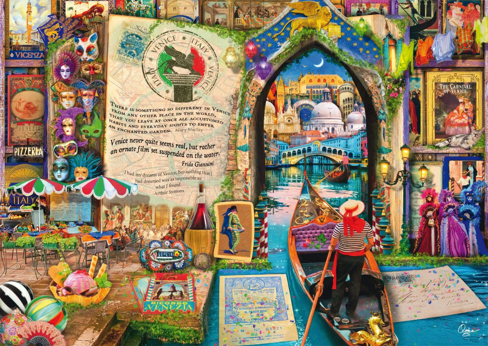 Bild: 4001504585976 | SOUVENIR, Erinnerungen an Venedig | Puzzle Aimee Steward 1000 Teile