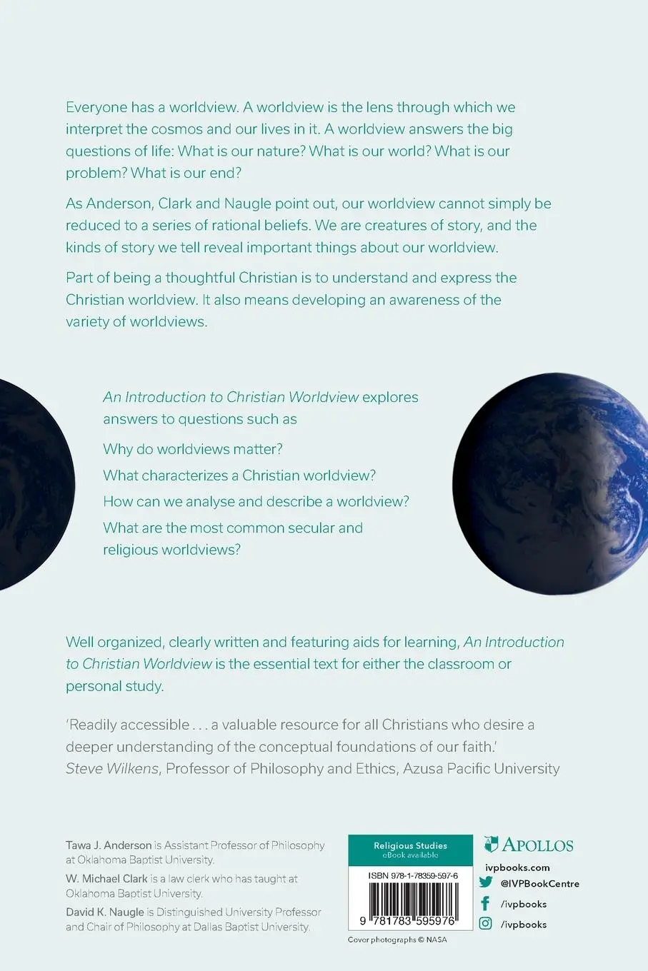 Rückseite: 9781783595976 | An Introduction to Christian Worldview | Tawa J. Anderson (u. a.)