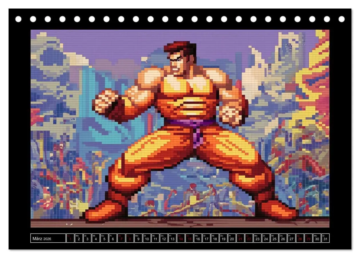 Bild: 9783457515976 | Pixel für Pixel bis Game over (Tischkalender 2026 DIN A5 quer),...