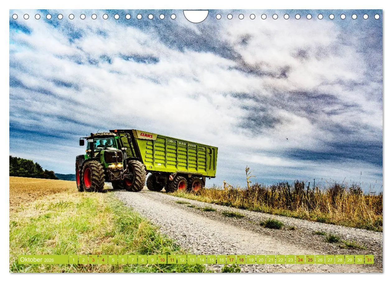Bild: 9783457755976 | Landwirtschaft - Maisernte (Wandkalender 2026 DIN A4 quer),...
