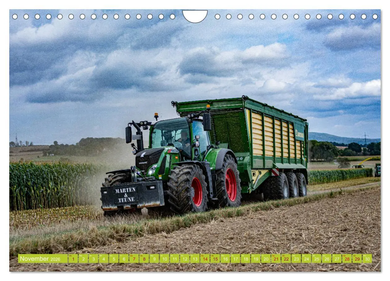 Bild: 9783457755976 | Landwirtschaft - Maisernte (Wandkalender 2026 DIN A4 quer),...